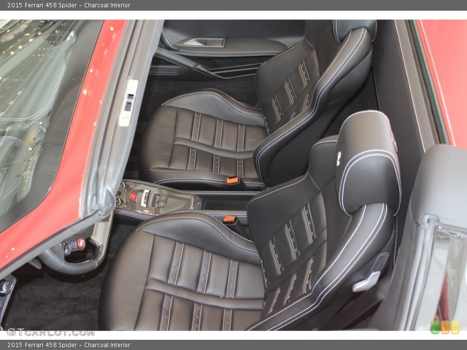 Charcoal Interior Front Seat for the 2015 Ferrari 458 Spider #116569582