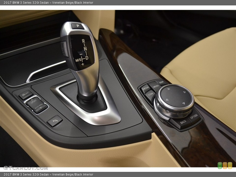Venetian Beige/Black Interior Transmission for the 2017 BMW 3 Series 320i Sedan #116584366