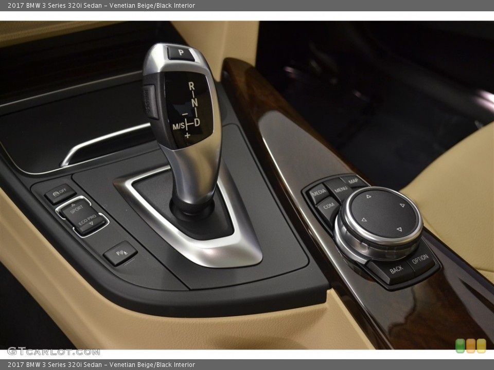 Venetian Beige/Black Interior Transmission for the 2017 BMW 3 Series 320i Sedan #116584717