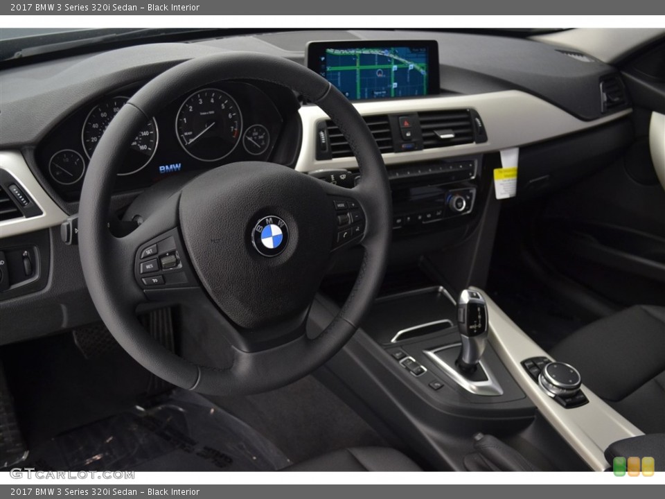 Black Interior Dashboard for the 2017 BMW 3 Series 320i Sedan #116584960