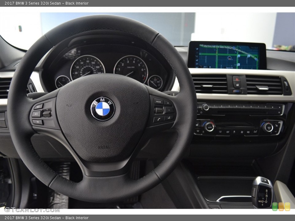 Black Interior Dashboard for the 2017 BMW 3 Series 320i Sedan #116585139