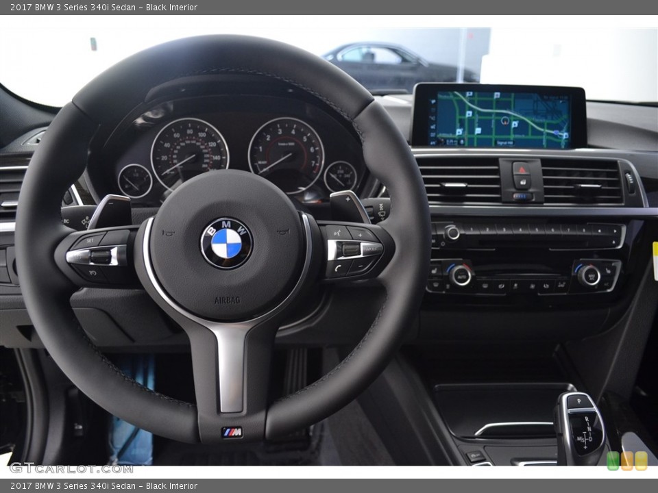 Black Interior Dashboard for the 2017 BMW 3 Series 340i Sedan #116585512