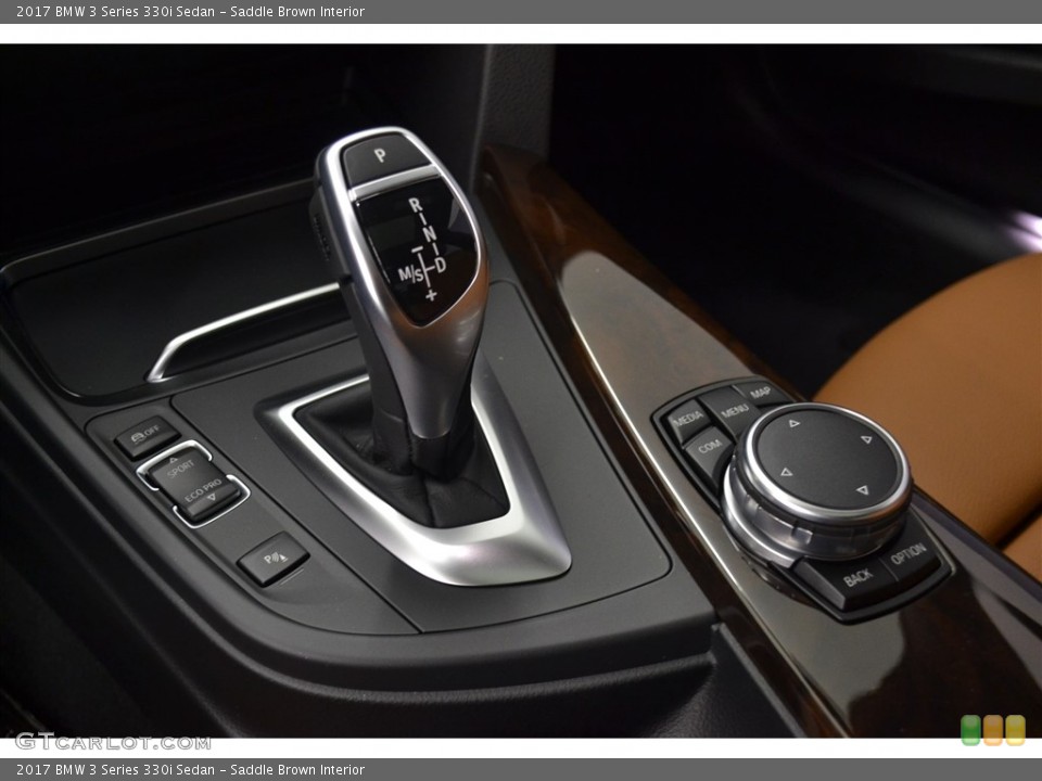 Saddle Brown Interior Transmission for the 2017 BMW 3 Series 330i Sedan #116585815