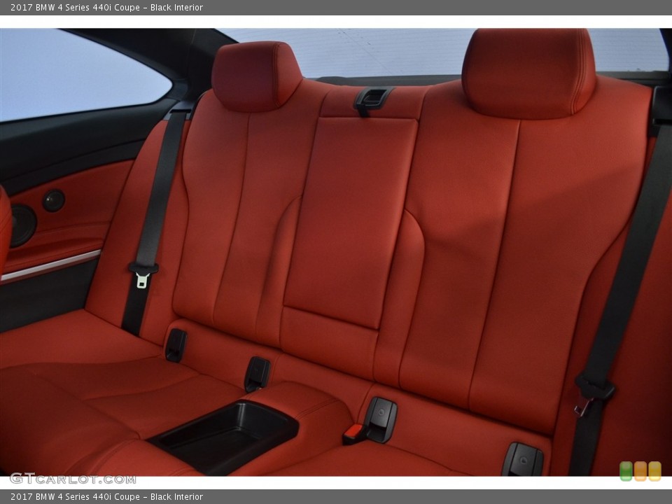 Black Interior Rear Seat for the 2017 BMW 4 Series 440i Coupe #116586079