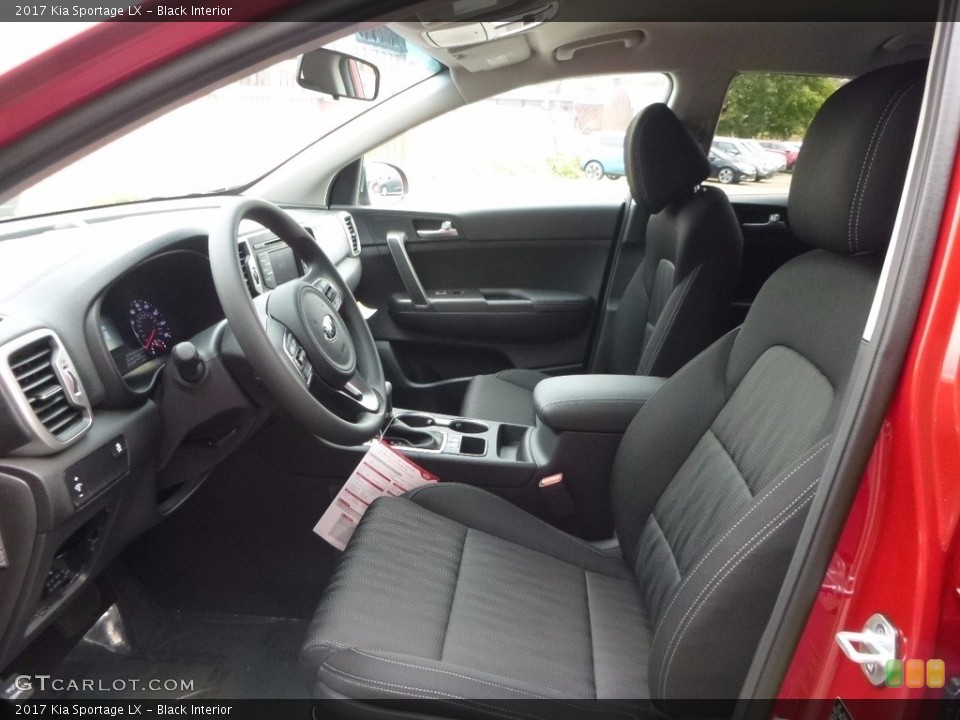 Black Interior Photo for the 2017 Kia Sportage LX #116588203