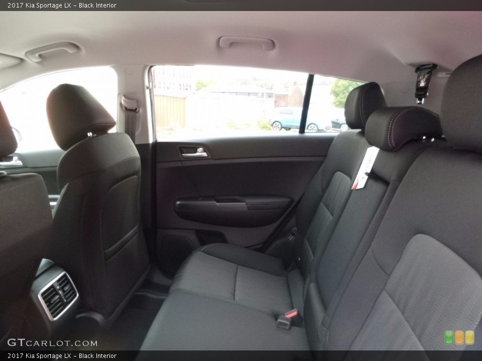 Black Interior Rear Seat for the 2017 Kia Sportage LX #116588221