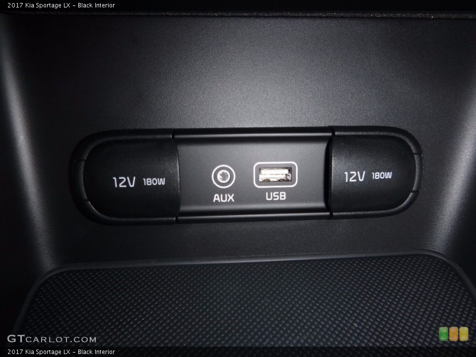 Black Interior Controls for the 2017 Kia Sportage LX #116588359