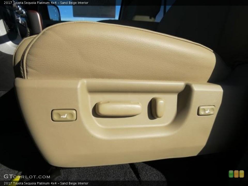 Sand Beige Interior Front Seat for the 2017 Toyota Sequoia Platinum 4x4 #116590000