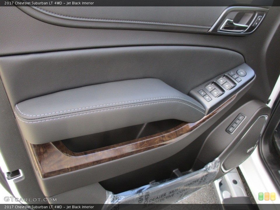 Jet Black Interior Door Panel for the 2017 Chevrolet Suburban LT 4WD #116594065