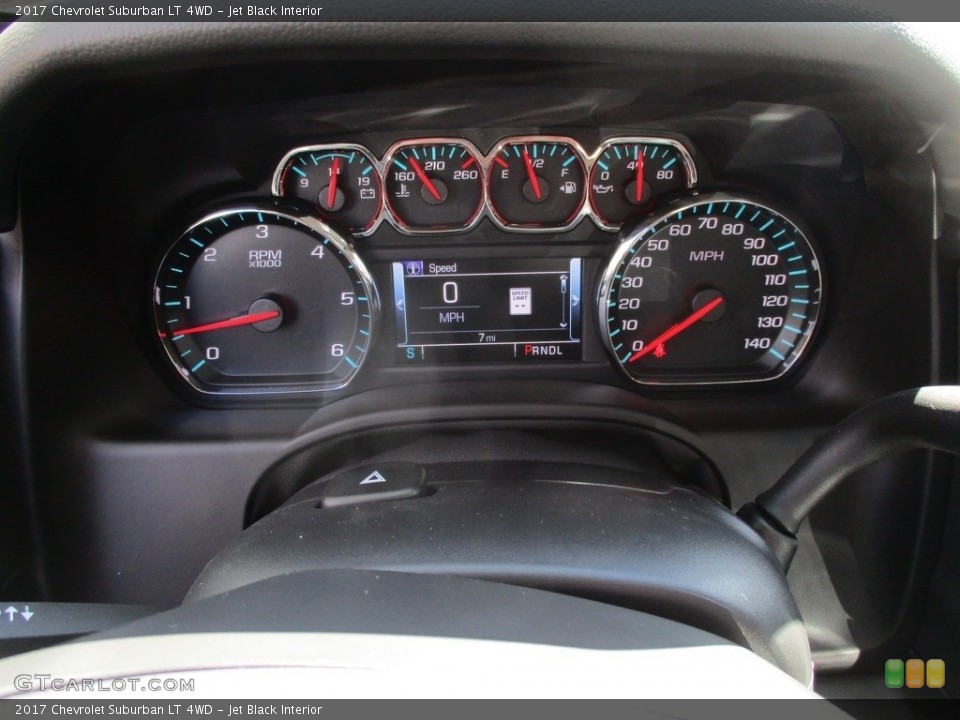 Jet Black Interior Gauges for the 2017 Chevrolet Suburban LT 4WD #116594278