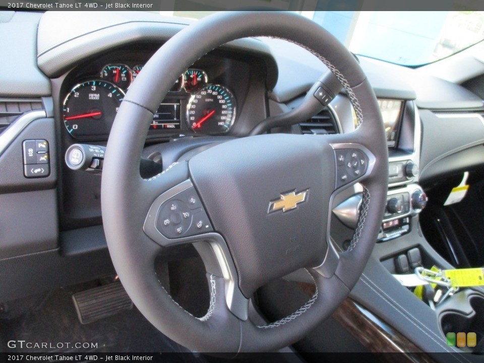 Jet Black Interior Steering Wheel for the 2017 Chevrolet Tahoe LT 4WD #116594659