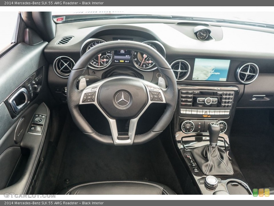 Black Interior Dashboard for the 2014 Mercedes-Benz SLK 55 AMG Roadster #116596870