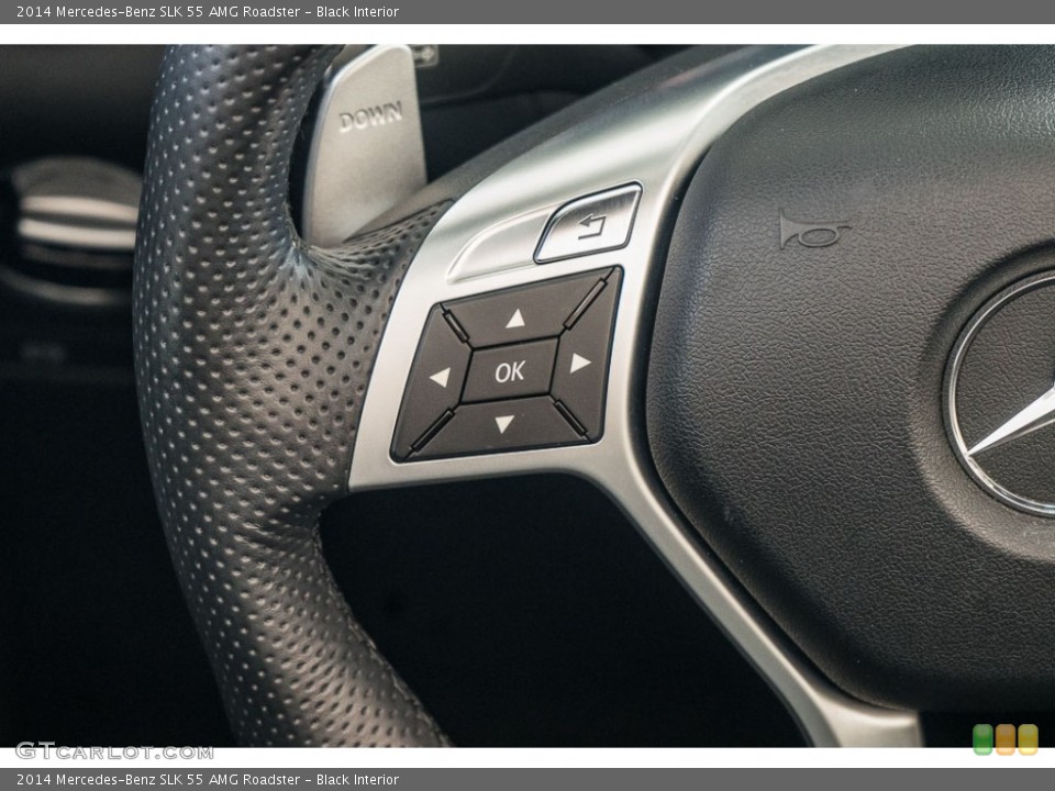 Black Interior Controls for the 2014 Mercedes-Benz SLK 55 AMG Roadster #116596942