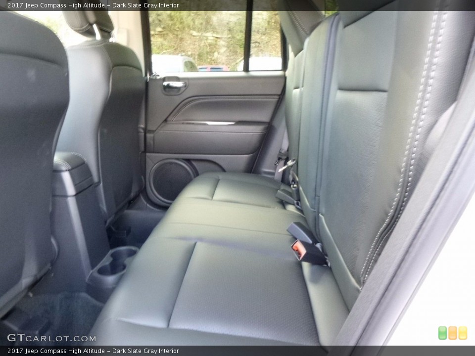 Dark Slate Gray Interior Rear Seat for the 2017 Jeep Compass High Altitude #116597341