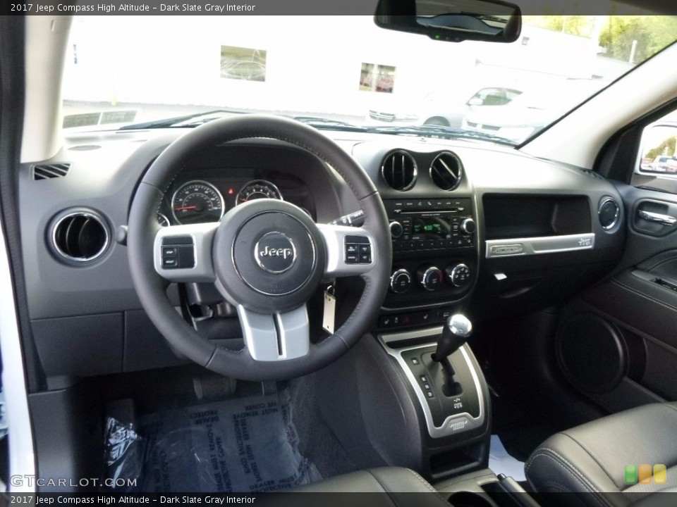 Dark Slate Gray 2017 Jeep Compass Interiors