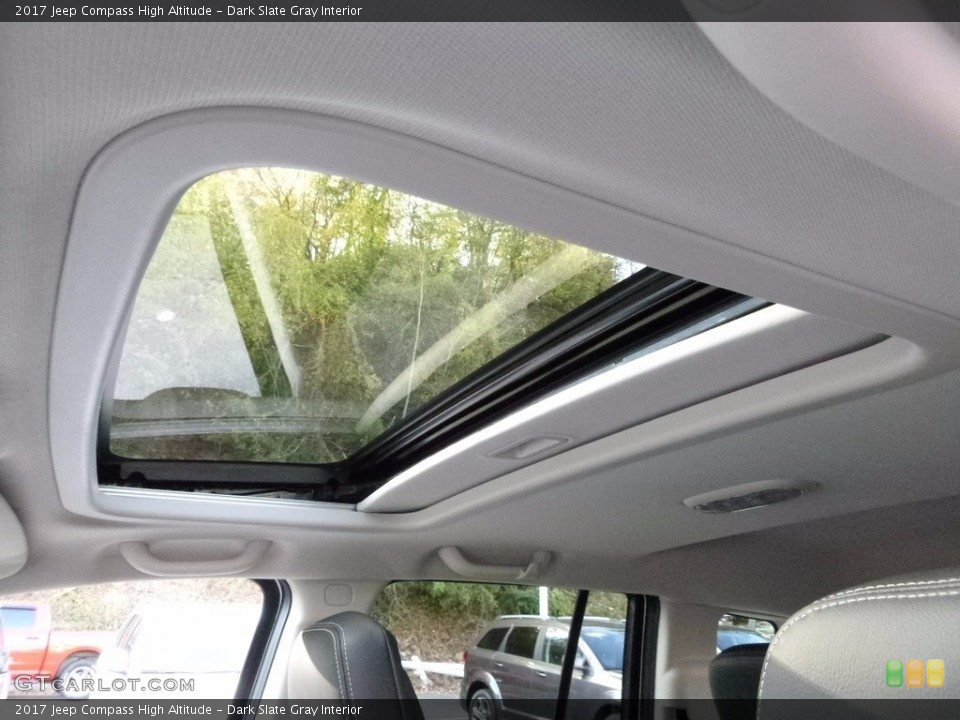 Dark Slate Gray Interior Sunroof for the 2017 Jeep Compass High Altitude #116597442