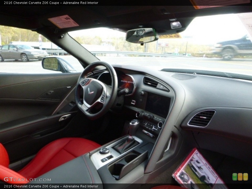 Adrenaline Red Interior Dashboard for the 2016 Chevrolet Corvette Z06 Coupe #116597890