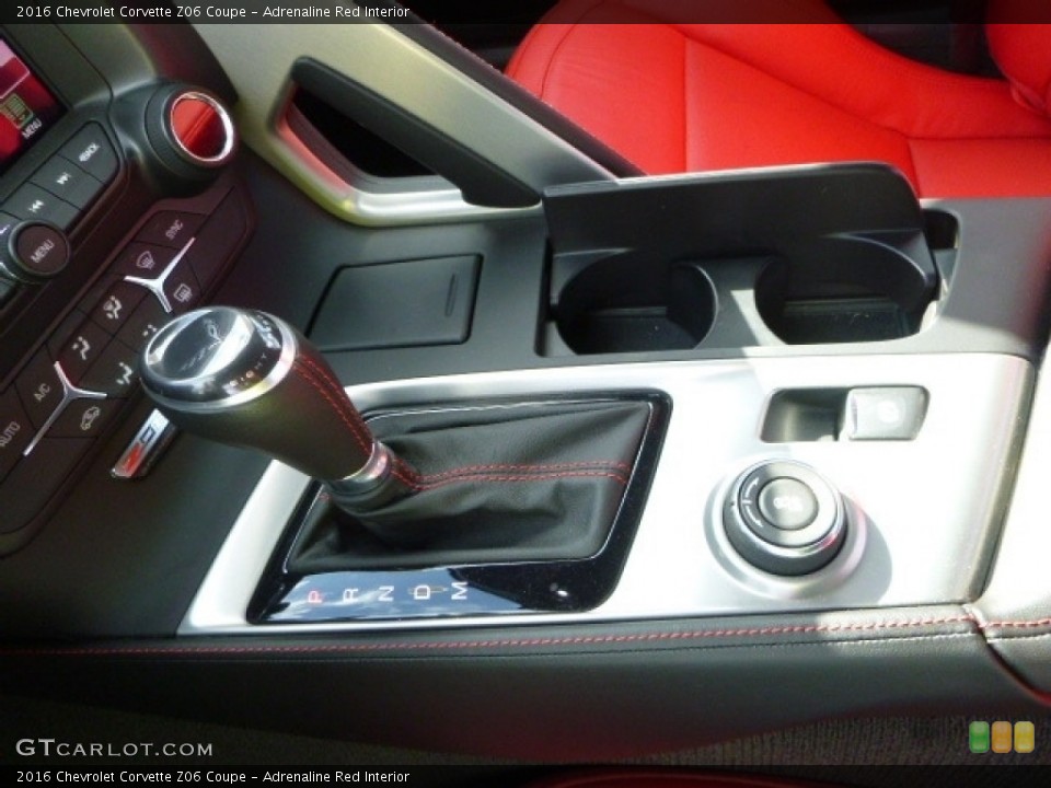 Adrenaline Red Interior Transmission for the 2016 Chevrolet Corvette Z06 Coupe #116598121