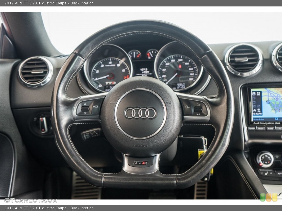 Black Interior Steering Wheel for the 2012 Audi TT S 2.0T quattro Coupe #116599613