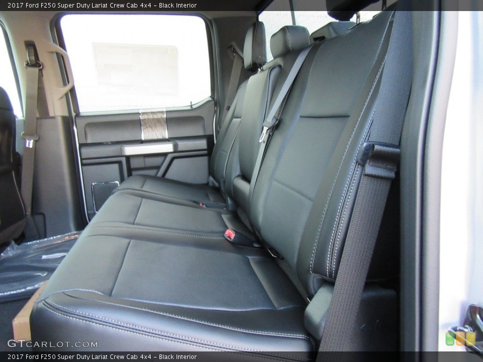 Black Interior Rear Seat for the 2017 Ford F250 Super Duty Lariat Crew Cab 4x4 #116601445