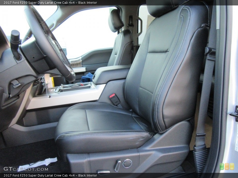 Black Interior Photo for the 2017 Ford F250 Super Duty Lariat Crew Cab 4x4 #116601517
