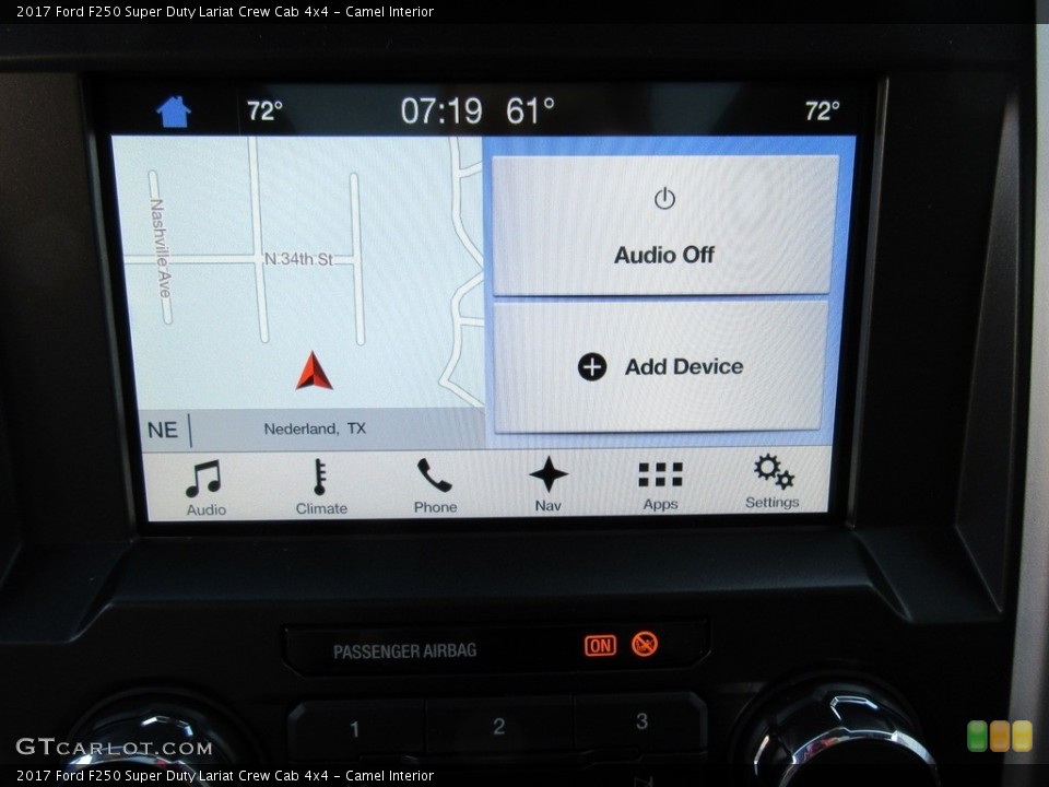 Camel Interior Navigation for the 2017 Ford F250 Super Duty Lariat Crew Cab 4x4 #116603431