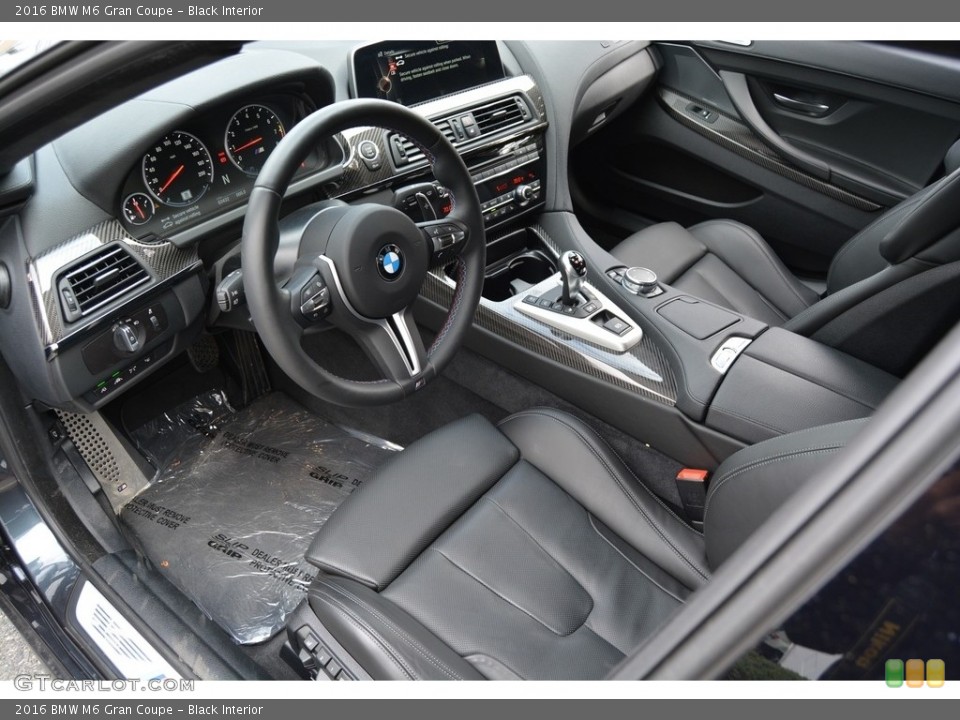 Black Interior Photo for the 2016 BMW M6 Gran Coupe #116608772