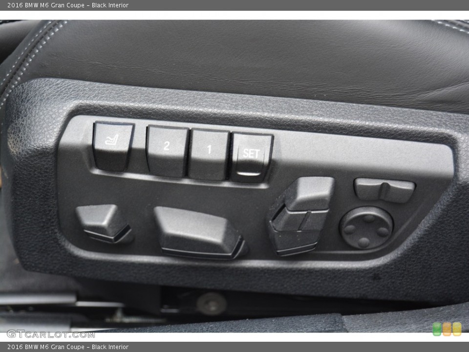 Black Interior Controls for the 2016 BMW M6 Gran Coupe #116608795