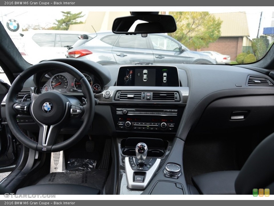 Black Interior Dashboard for the 2016 BMW M6 Gran Coupe #116608816