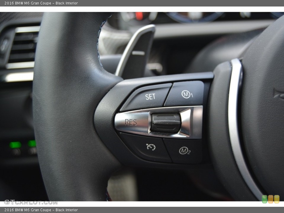 Black Interior Controls for the 2016 BMW M6 Gran Coupe #116608849