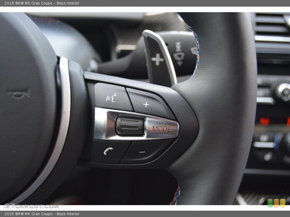 Black Interior Controls for the 2016 BMW M6 Gran Coupe #116608852