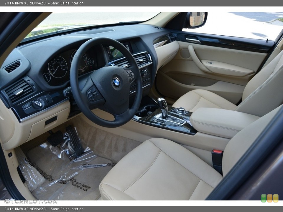 Sand Beige Interior Photo for the 2014 BMW X3 xDrive28i #116609032