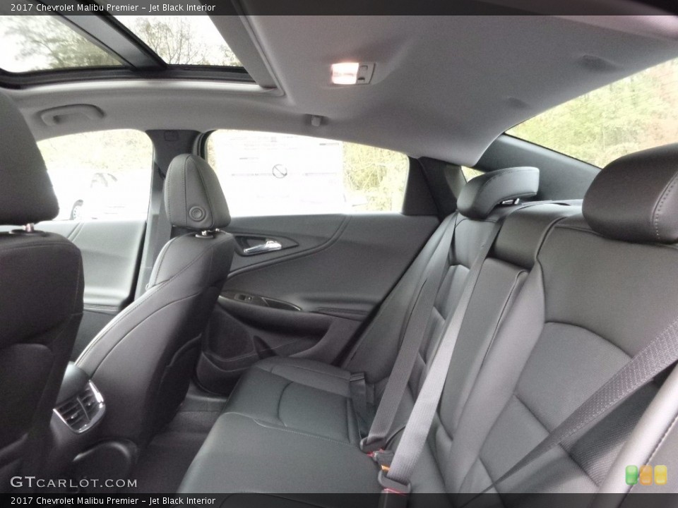Jet Black Interior Rear Seat for the 2017 Chevrolet Malibu Premier #116612915