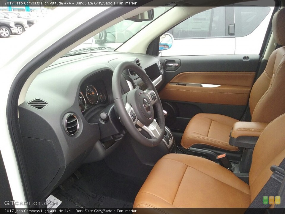 Dark Slate Gray/Saddle Tan Interior Photo for the 2017 Jeep Compass High Altitude 4x4 #116613104