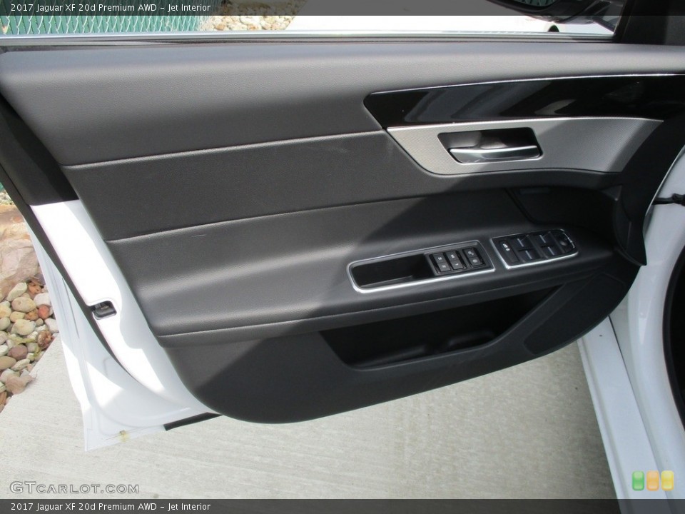 Jet Interior Door Panel for the 2017 Jaguar XF 20d Premium AWD #116613800