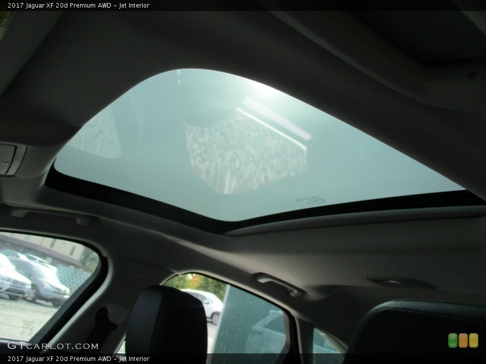 Jet Interior Sunroof for the 2017 Jaguar XF 20d Premium AWD #116613824