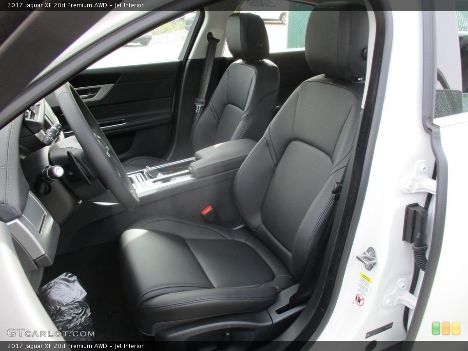 Jet Interior Front Seat for the 2017 Jaguar XF 20d Premium AWD #116613848