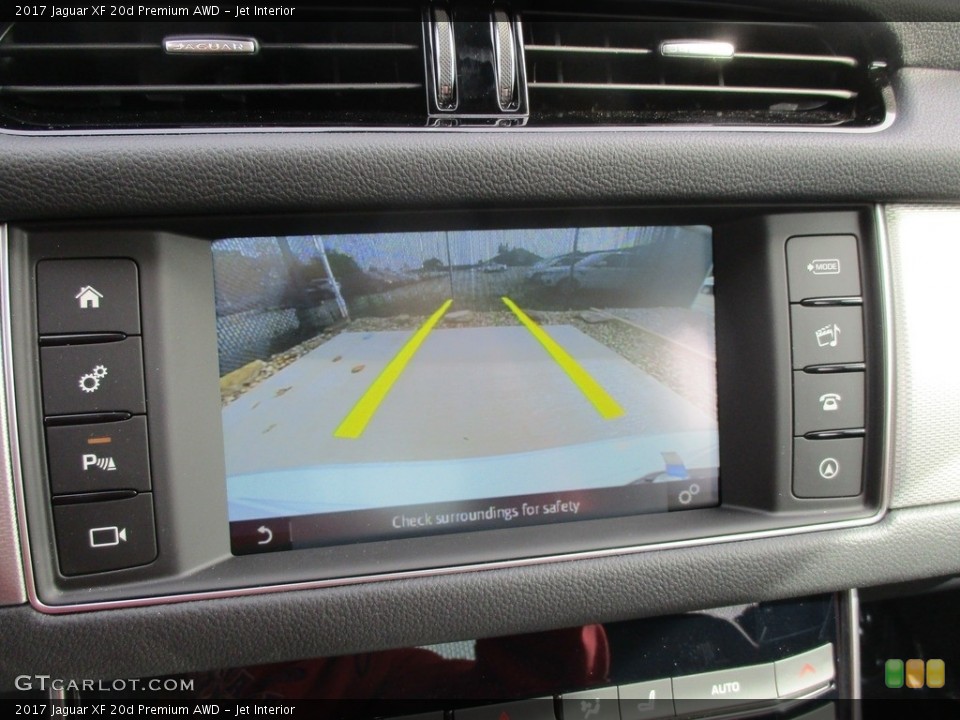 Jet Interior Navigation for the 2017 Jaguar XF 20d Premium AWD #116613962