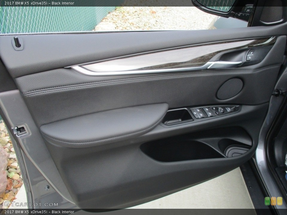 Black Interior Door Panel for the 2017 BMW X5 xDrive35i #116615660