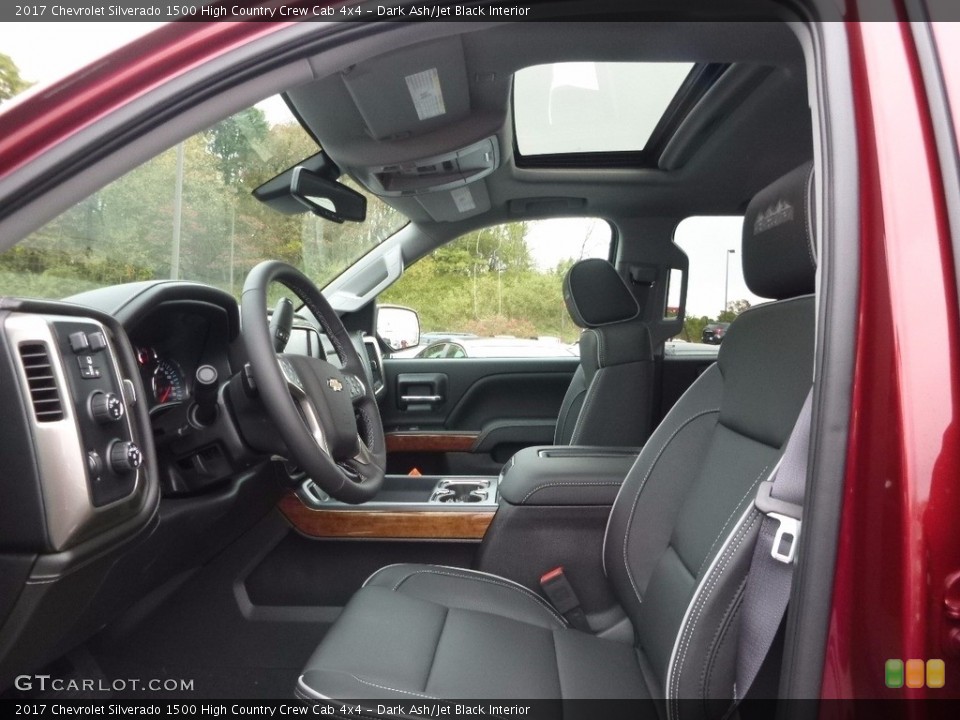 Dark Ash/Jet Black Interior Photo for the 2017 Chevrolet Silverado 1500 High Country Crew Cab 4x4 #116617091