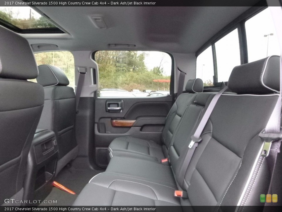 Dark Ash/Jet Black Interior Rear Seat for the 2017 Chevrolet Silverado 1500 High Country Crew Cab 4x4 #116617106
