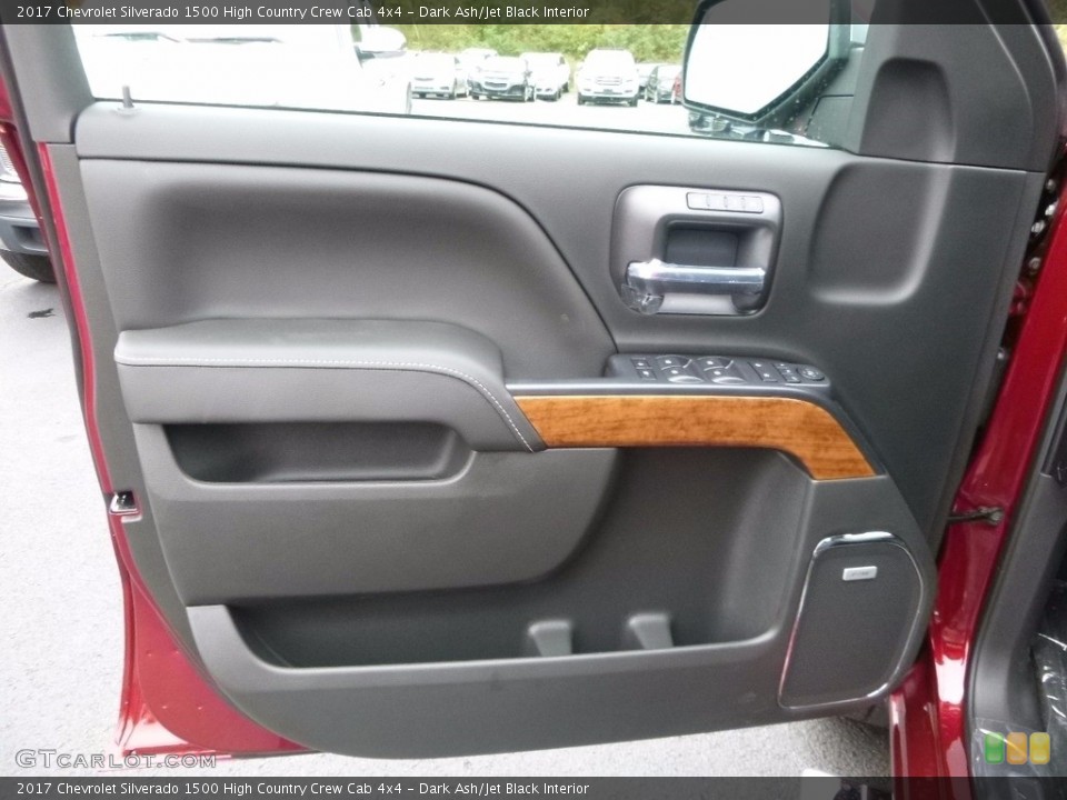 Dark Ash/Jet Black Interior Door Panel for the 2017 Chevrolet Silverado 1500 High Country Crew Cab 4x4 #116617160