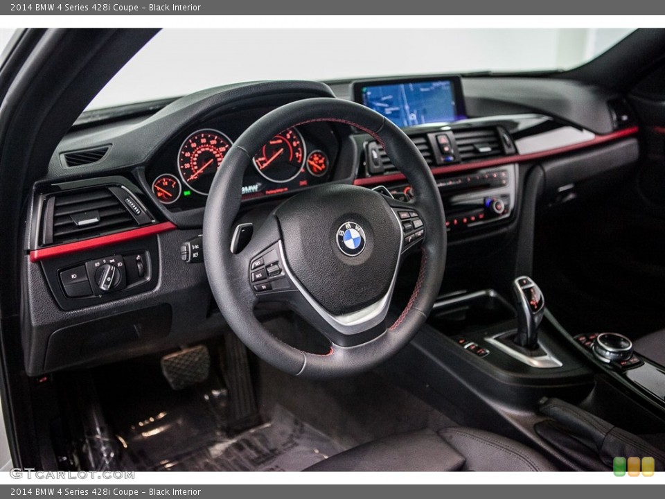 Black Interior Dashboard for the 2014 BMW 4 Series 428i Coupe #116618348
