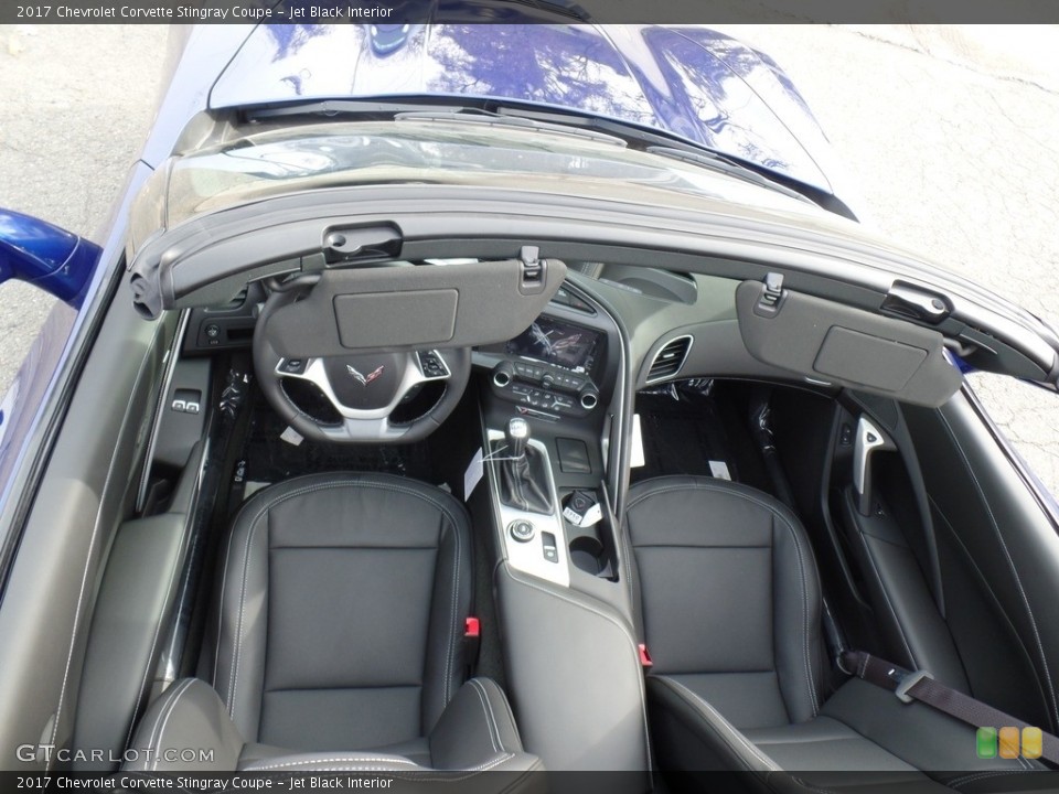 Jet Black Interior Front Seat for the 2017 Chevrolet Corvette Stingray Coupe #116618435