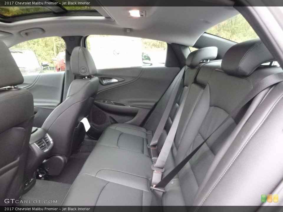 Jet Black Interior Rear Seat for the 2017 Chevrolet Malibu Premier #116618456