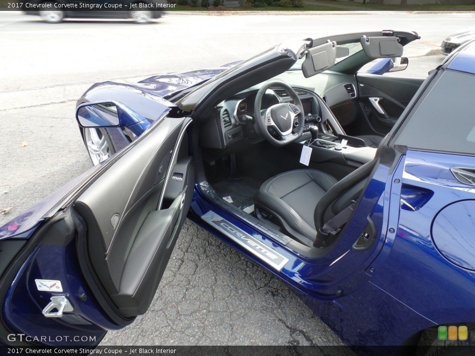 Jet Black Interior Front Seat for the 2017 Chevrolet Corvette Stingray Coupe #116618465