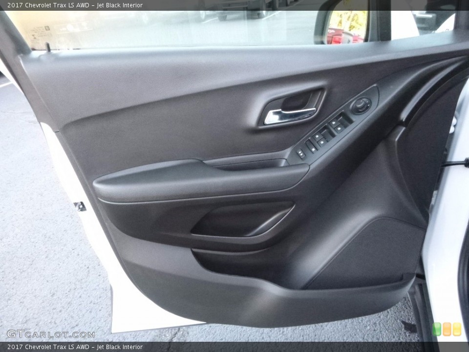 Jet Black Interior Door Panel for the 2017 Chevrolet Trax LS AWD #116618954