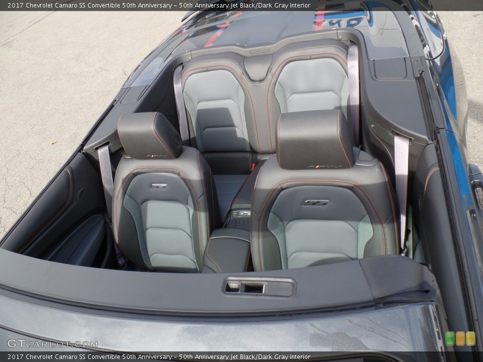 50th Anniversary Jet Black/Dark Gray Interior Rear Seat for the 2017 Chevrolet Camaro SS Convertible 50th Anniversary #116619923