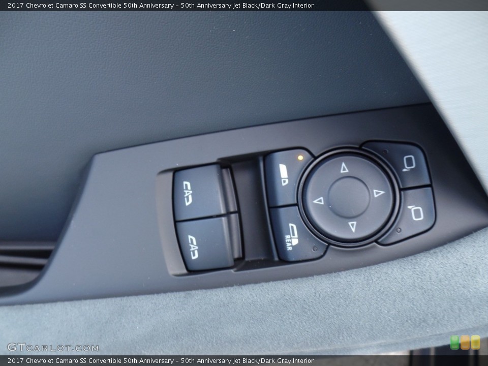 50th Anniversary Jet Black/Dark Gray Interior Controls for the 2017 Chevrolet Camaro SS Convertible 50th Anniversary #116620127