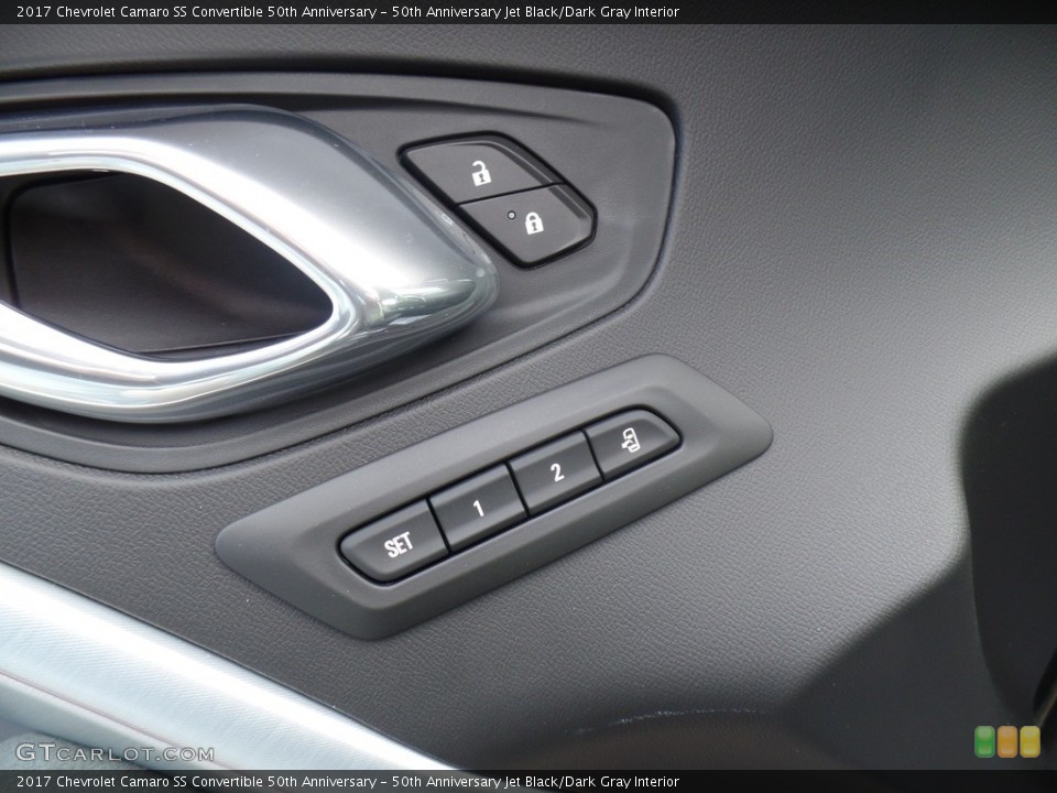 50th Anniversary Jet Black/Dark Gray Interior Controls for the 2017 Chevrolet Camaro SS Convertible 50th Anniversary #116620151